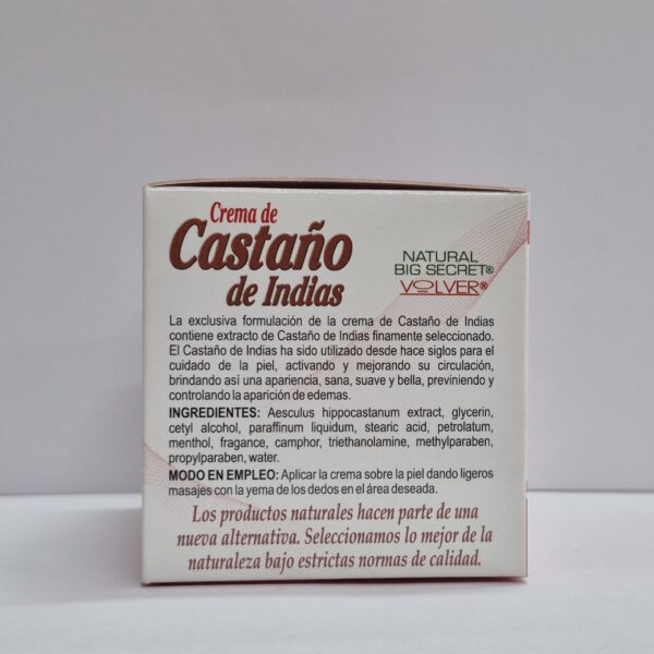 crema castaño de indias