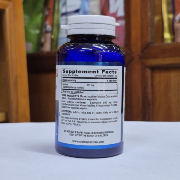 spirulina 800 mg