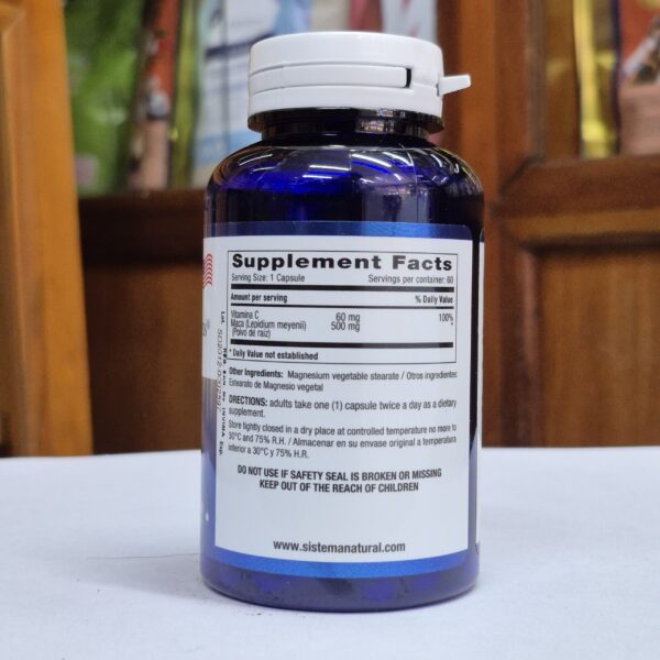 maca 500mg + vitamin c