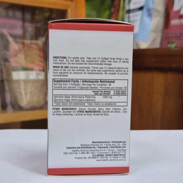 spirulina 1200 mg