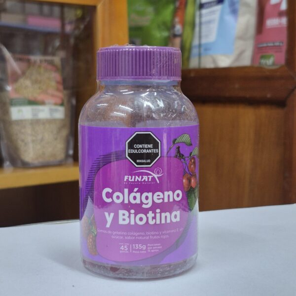 colageno y biotina en gomas
