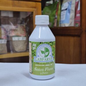 jarabe de sauco flores y frutos