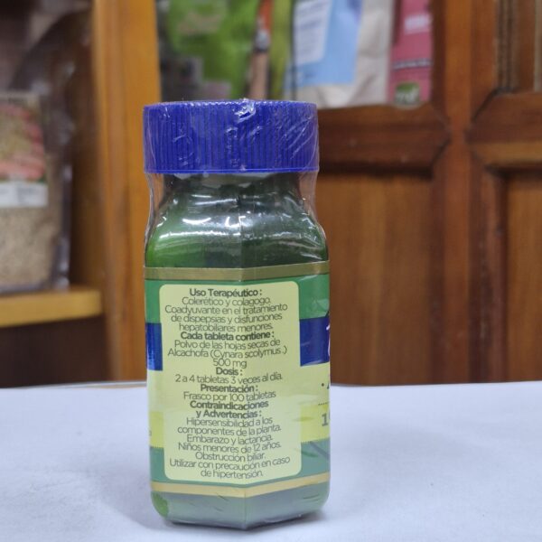 alcachofa tabletas